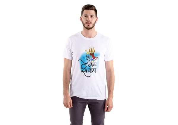 Om Namah Sivaya Cotton T-Shirt – Divine Print