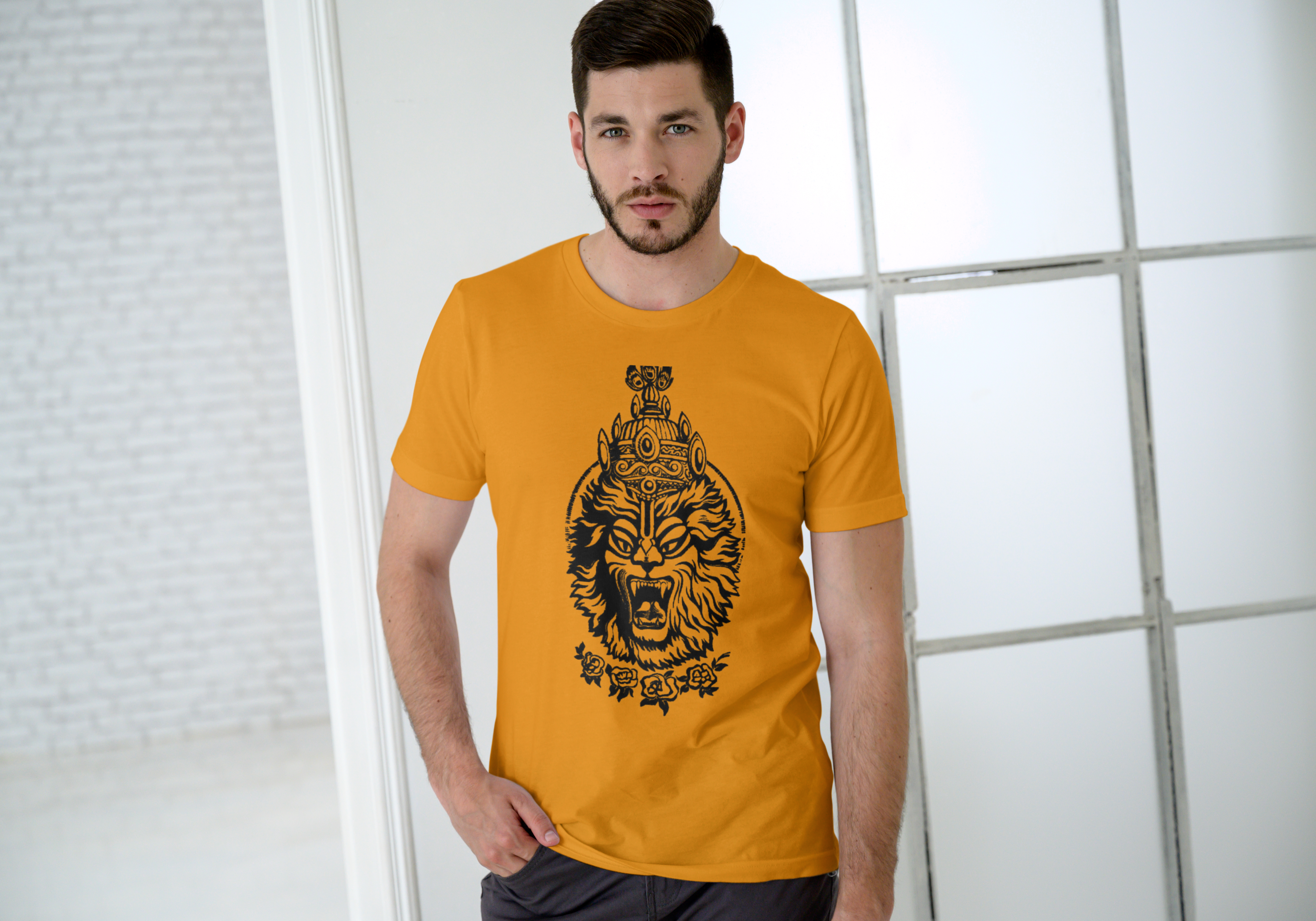 Narsimha Custom T-Shirt Online | Cotton, Round Neck Fit